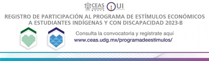 Convocatoria de estímulos económicos a estudiantes indígenas y con discapacidad 2023 - B